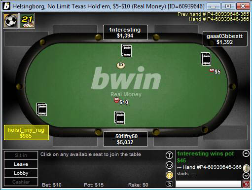 Bwin. supercasinos. Continue reading. 19 January 2013. Posted in. Description: live bwin poker anywhere Author